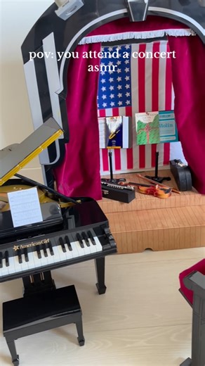 Peachy Kou’s ✧ 桃桃高 on Instagram: "but what kinda concert? 👀 #asmr #toy #miniature #kanye #piano #runaway #dolls #violin #flute"