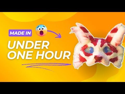 Can I make a cat mask in UNDER 1 HOUR?