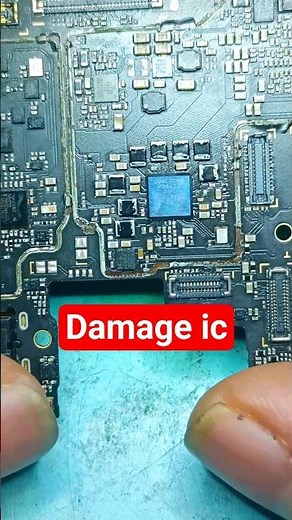 💧Water Damage Phone Repair. Power IC Reball Tutorial Video #tech #mobilerepair #repair