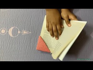 Simple cute origami bookmark in 2 min