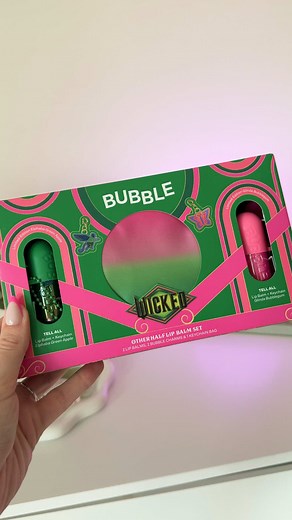 Wicked x Bubble Lip Balm Set Unboxing Experience