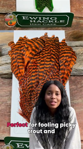 Ewing Hackle Hen Capes #flyfishing #flytying