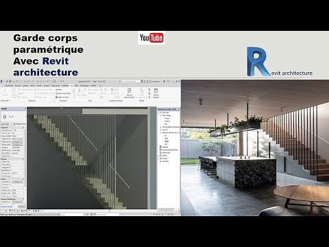 Garde-corps paramétrique avec architecture Revit.