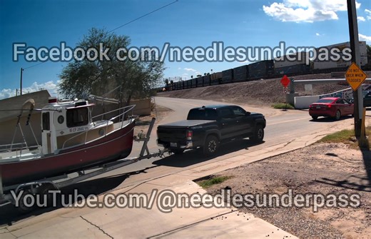 Not one of the typical types of boats seen around here... | Needles Underpass