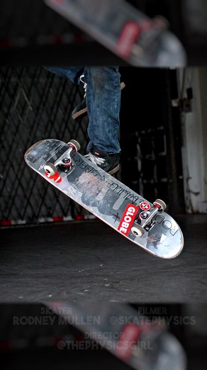 Rodney Mullen with perfectly wrapped Nollie Impossible filmed at 1000fps for Dianna Cowern’s “Skateboard Science” video. If you search “Rodney Mullen Physics” it should come up as the top result. Still my favorite skate project ever! Rodney is an awesome human being. We are lucky as a community to have him. Kindest soul & genius inventor. 🎥 @skatephysics Special thanks to @kumafilms for catching the wide angles so I could focus on these close up shots. #creatorsearchinsights #tiktokcreatorsearc