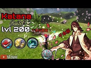 Toram Online - Katana Build lv200 | With Hasso Happa