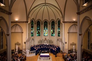 Yesterday evening we had a full house at The Basilica of Saint Peter in Columbia, South Carolina! Enjoy Dr. René Clausen's arrangement of Jesus Loves Me from last night's concert — thank you to all who attended and were a part of our performance. | The Concordia Choir