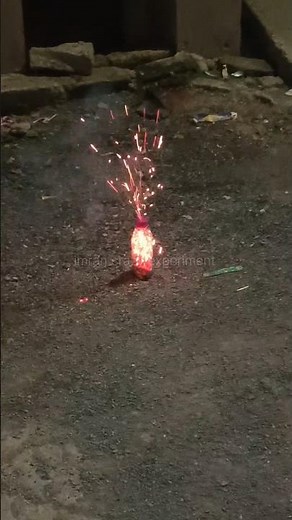 🔥 Plastic Bottle Experiment |imran crazy experiment #fireworks #shorts #experiment