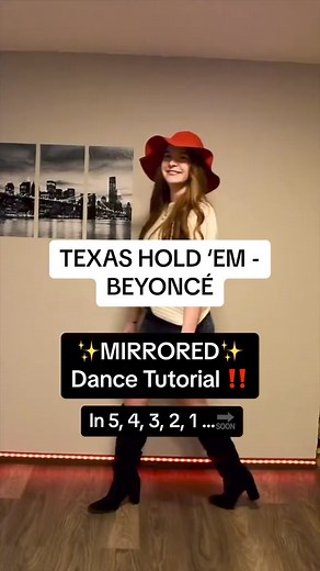 57K views · 272 reactions | TEXAS HOLD ‘EM - BEYONCÉ (Dancetutorial‼️) 鸞 Here is a tutorial for the viral country dance! This tutorial had been mirrored, so that you can copy the movements directly from the video <3 Have fun! 拾拾 #howtodance #country #beyoncechallenge #texasholdem #countrymusic #dancetutorial #danceteacher #beyonce #fypシ | Country Dance | Facebook