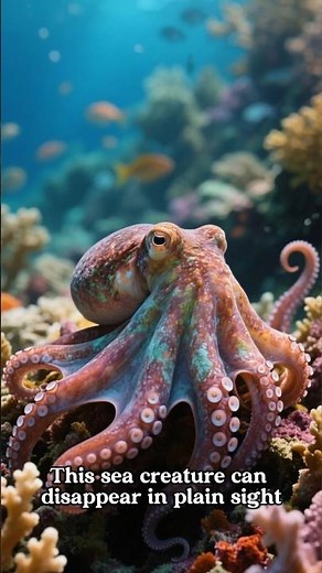 Octopus Master of Disguise | Amazing Camouflage Secrets in the Ocean #shorts