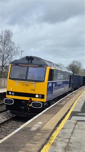 23/2/2026 @tamworth 60099 working 6V60 1013 Chaddesden Sdgs to Machen Quarry