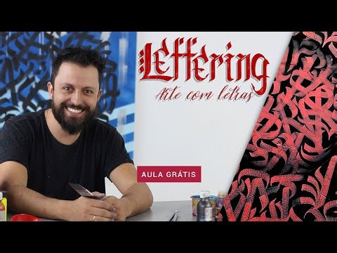 Aula gratuita do curso Lettering – Arte com letras