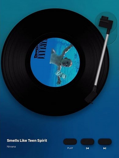 Nirvana - Smells Like Teen Spirit #music #80smusic #whowillbemylifepartner #vinylrecords #rock