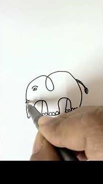 How to Draw a Cute Elephant