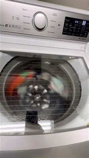 LG washer machine with a diamond glass lid at my house in Mt Helix CA.