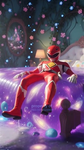 Red Hero Sinks into a Galaxy Bed 🌌 | Deep Sleep ASMR