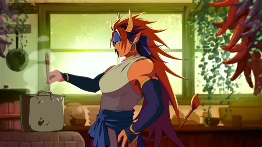 Lovers Getting Hot in the Kitchen - Sana's Romantic Cooking Adventure