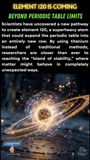 Did You Know Scientists Are Creating Element 120 - #QuantumPhysics, #NuclearPhysics,#ParticlePhysics