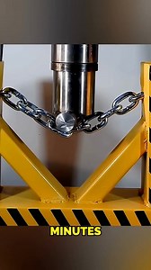 17K views · 78 reactions | Which anchor chain stands strongest in a hydraulic press? | Rowem Tigtig | Facebook