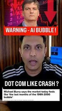 ⚠️ Is AI Bubble about to burst like 2000 Dot Com Bubble ? Big Crash coming ?