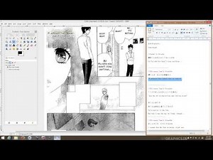 Cleaning, Redrawing, Typesetting of Manga