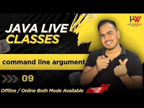 command line argument in java ‪@helloworld_institute‬