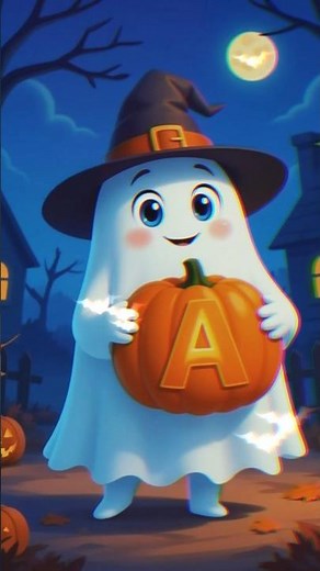 ABC Boo 🎃 Halloween Alphabet Song | Super Simple Songs #shorts Edi's Friends