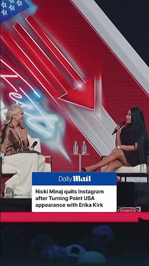 Nicki Minaj quits Instagram after appearing at Turning Point USA event
