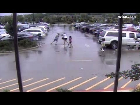 Surveillance Video: Walmart parking lot attack