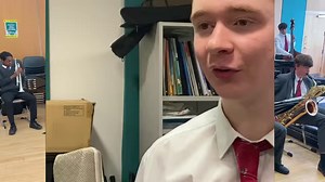 Another video from the Big Band, with Isaac London again, who this time sings The Tender Trap. | Cardinal Vaughan Memorial School Music