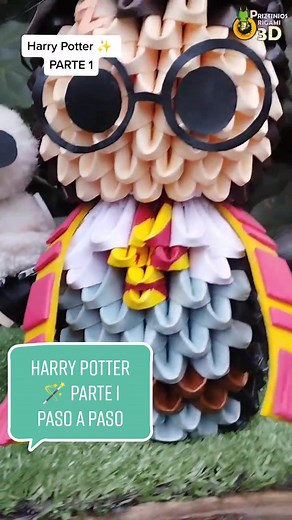 HARRY POTTER 🪄_ Parte 1_Tutorial paso a paso Dale ❤️ para la parte 2 #origami3d #harrypotter #arte #manualidades