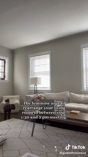 How to paint my living room and redecorate during my next 15 minute break #livingroom #feminineurge #workfromhome