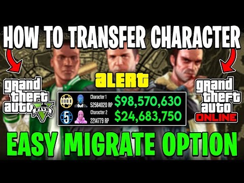 How To TRANSFER CHARACTER to GTA 5 Enhanced Version! (GTA Online Character Migration Tutorial)