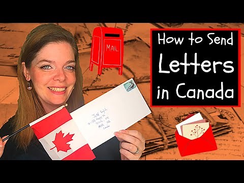 How to Send a Letter in English: How to Address a Letter in Canada! ✉️ 英語で手紙を送る方法：カナダで手紙を送る方法！🇨🇦