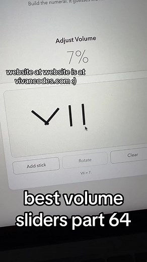 best volume sliders (part 64-roman numerals) #fyp #code #trending #foryou #trend