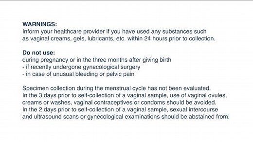 HPV self-collect patient instruction video (English)