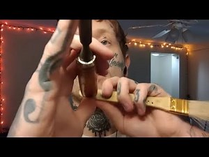 ASMR | Sculpting, Chiseling and Painting Your Face (Measuring, Marking, Chisel Tapping)