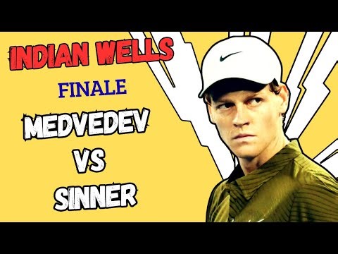 LIVE MEDVEDEV - SINNER🔥🎾 FINALE INDIAN WELLS
