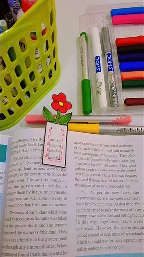 “Blooming Bookmarks for Bright Study Days 🌸📚” #somiyadexterity105