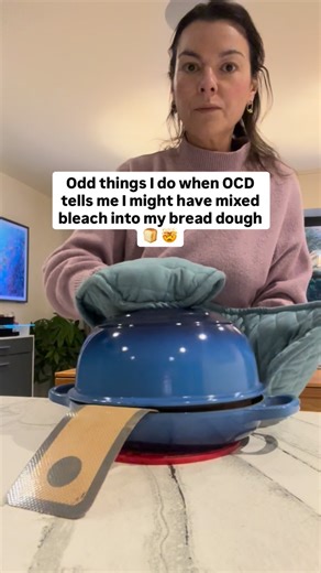 Jess Marriner | OCD + Taboo + Anxiety BABCP Therapist on Instagram: "OCD loves to target things you enjoy 💔 Baking? Yep I’ll go after that…. Follow @jessmarrinertherapy for more relatable OCD & Anxiety content from a therapist who’s been there & gets it. 5 odd but helpful anti ocd behaviours ⤵️ 1. Make the bread once - don’t review the process You made the bread. The process is done. Don’t mentally replay it step by step checking if you “did it right.” The urge to review will feel urgent and se