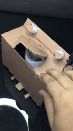 Mini Washing Machine in Action 🫧 Satisfying DIY Science Project #shorts