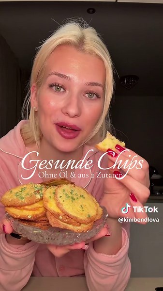 Gesunde Chips ohne Öl aus 2 Zutaten selbst machen