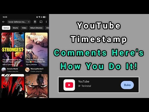 How to Comment Timestamp Youtube