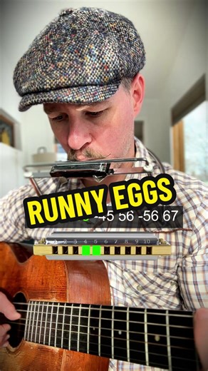 Runny Eggs Zach Bryan Harmonica Tutorial #harmonica #harmonicatutorial #tutorial #fyp #zachbryan