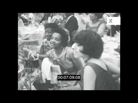 African Americans Ballroom Dancing, Debutante Ball, 1960s USA, 16mm