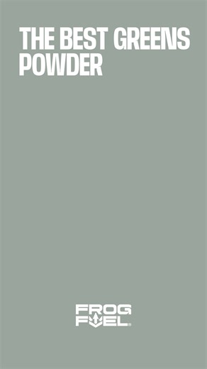 This isn’t your average greens powder. It’s foundational fuel — with Nano Hydrolyzed Collagen® protein designed by Navy SEALs who needed clean, fast, total-body recovery. 🥦 9g premium protein 5B CFU pre probiotics = a product that performs as hard as you do. No fluff. Just facts. Hard work deserves real fuel.💥 | Frog Fuel Actual