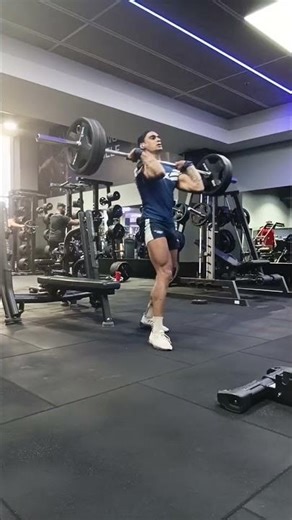 100KG Hang Clean to Bench Press ⚡ No Rerack
