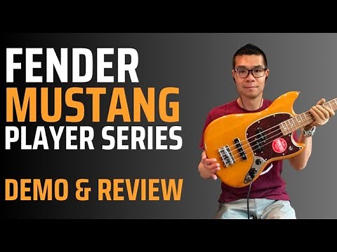 Fender Mustang Bass Player Series - Review and demonstration of sounds (stock roundwounds)