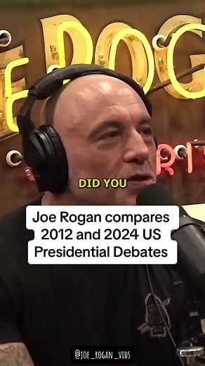 Joe Rogan Compares 2012 vs 2024 US Presidential Debates