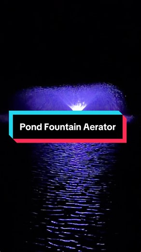 RGB LED Pond Fountain Aerator 1HP | Floating Pond Aeration Fountain Description This floating pond fountain aerator adds both beauty and function to your pond or lake. The powerful 1HP pump circulates up to 15,000 GPH, helping improve water oxygen levels while reducing algae buildup and stagnant water. The built-in RGB LED lights create a colorful fountain display at night, making it perfect for ponds, farm properties, lake houses, and backyard water features. Easy to install and designed for du